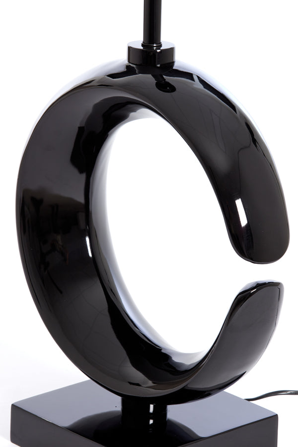 Gleaming Night Lamp Base, 37x20x60 cm, Maan Noir