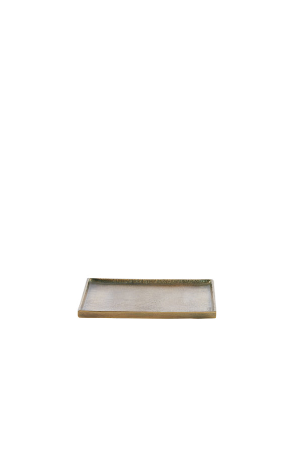 Square Antique Bronze Plate - 20x20x1.5 cm Maes Collection