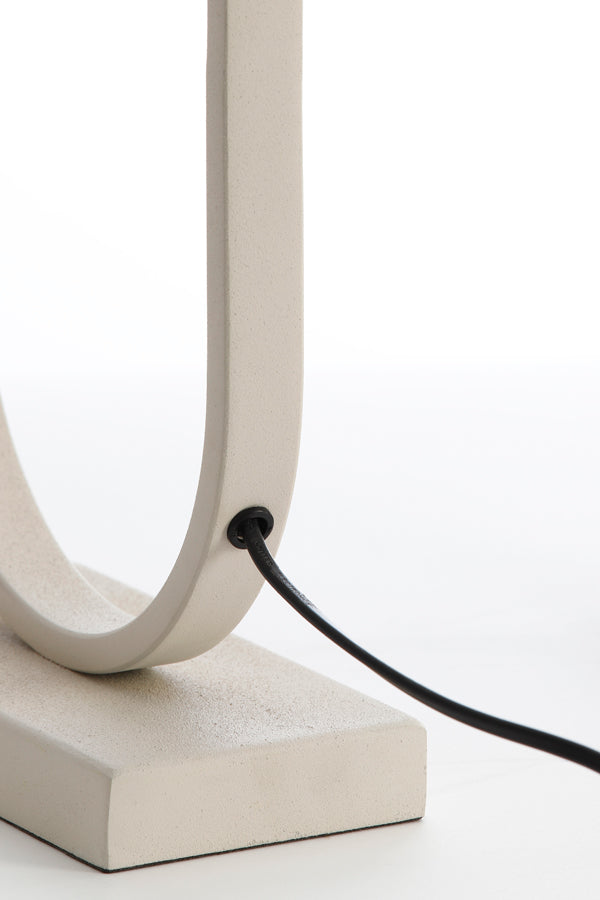 Elegant Jamiri Cream Lamp Base – 20x13x55 cm