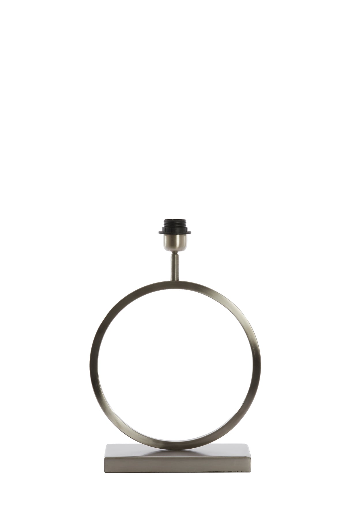 Nickel Satin Liva Lamp Base, 30x13x37 cm