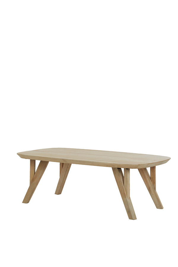 Rustic Mango Wood Coffee Table - 120x65x40 cm