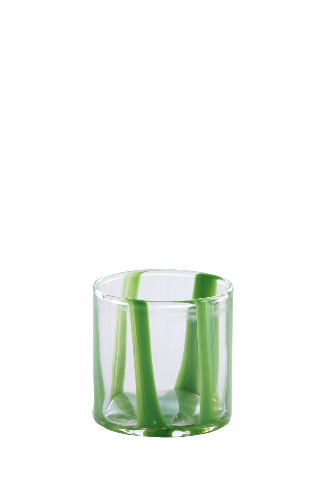Clear-Green Mulot Glass Tealight Holder 10x10 cm