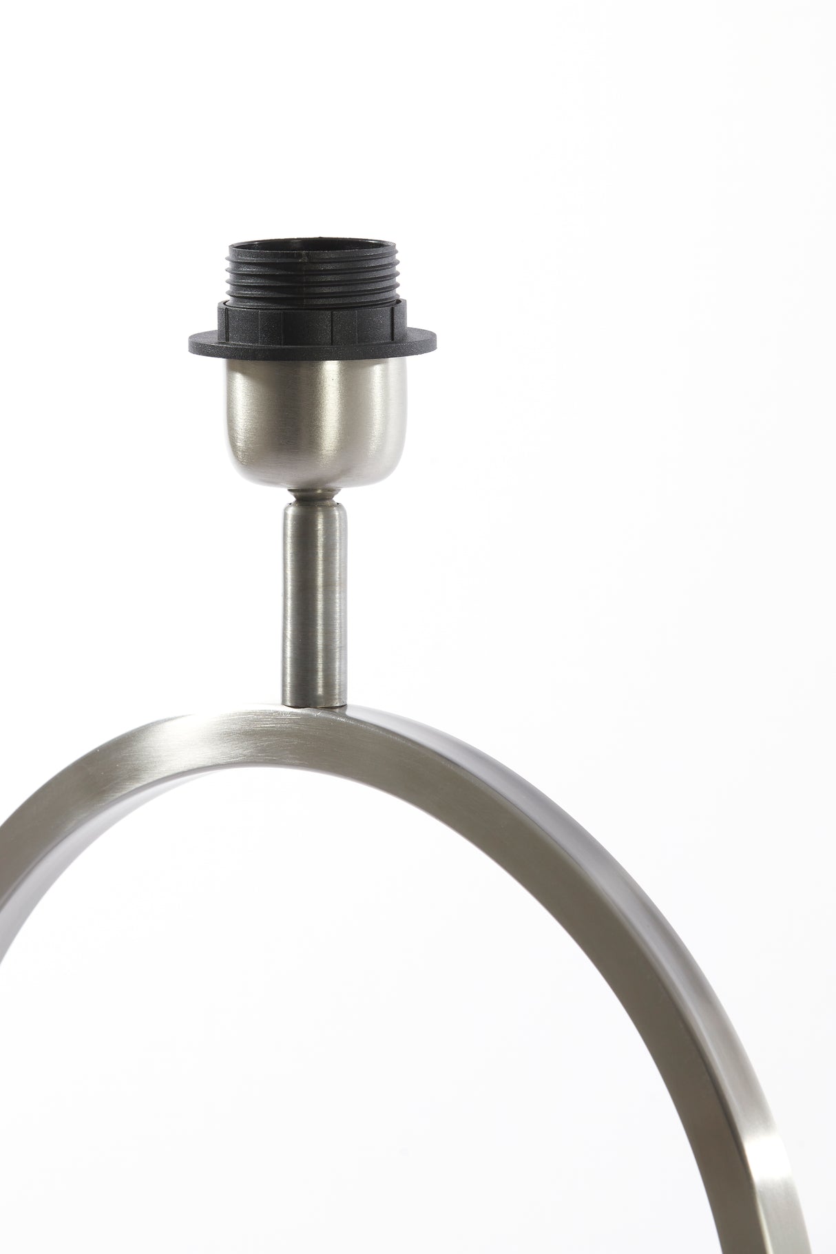 Nickel Satin Liva Lamp Base, 30x13x37 cm