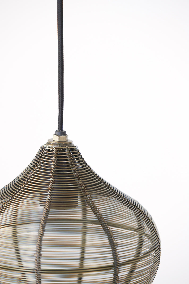 Pendant Light Ø27x29.5 cm Alvaro Vintage Bronze Finish