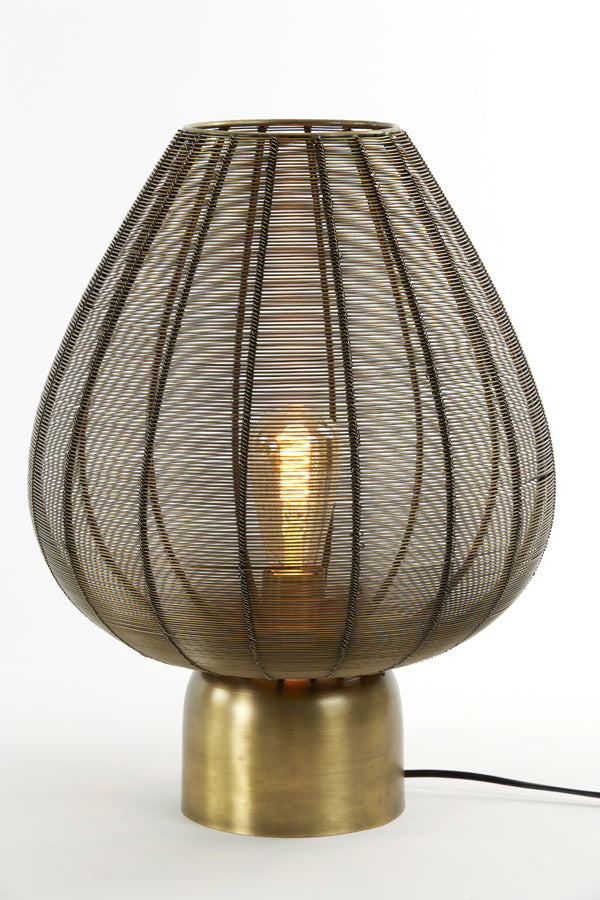Suneko Antique Bronze Table Lamp - 35x46 cm Captivating Elegance