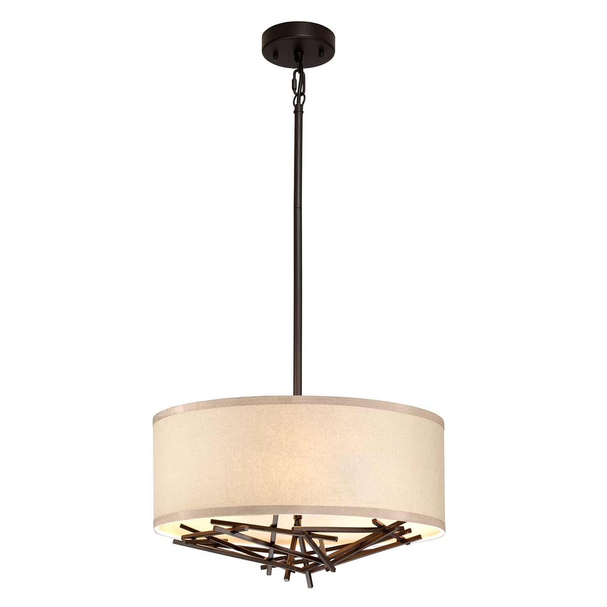 Elegant Taiko Triple Pendant Light