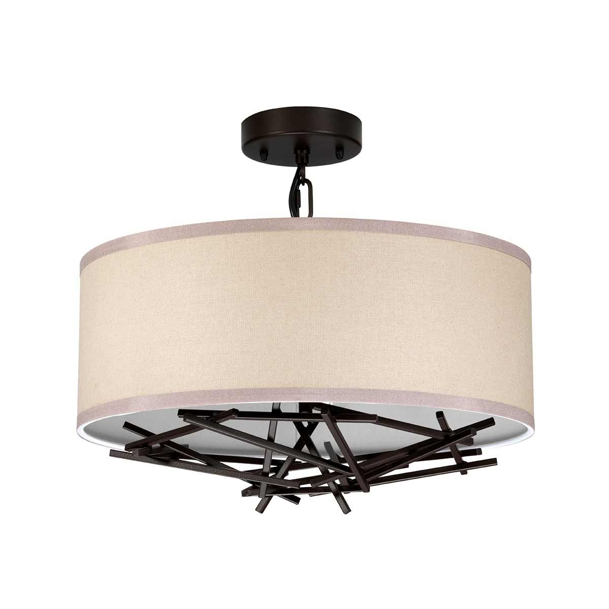 Elegant Taiko Triple Pendant Light