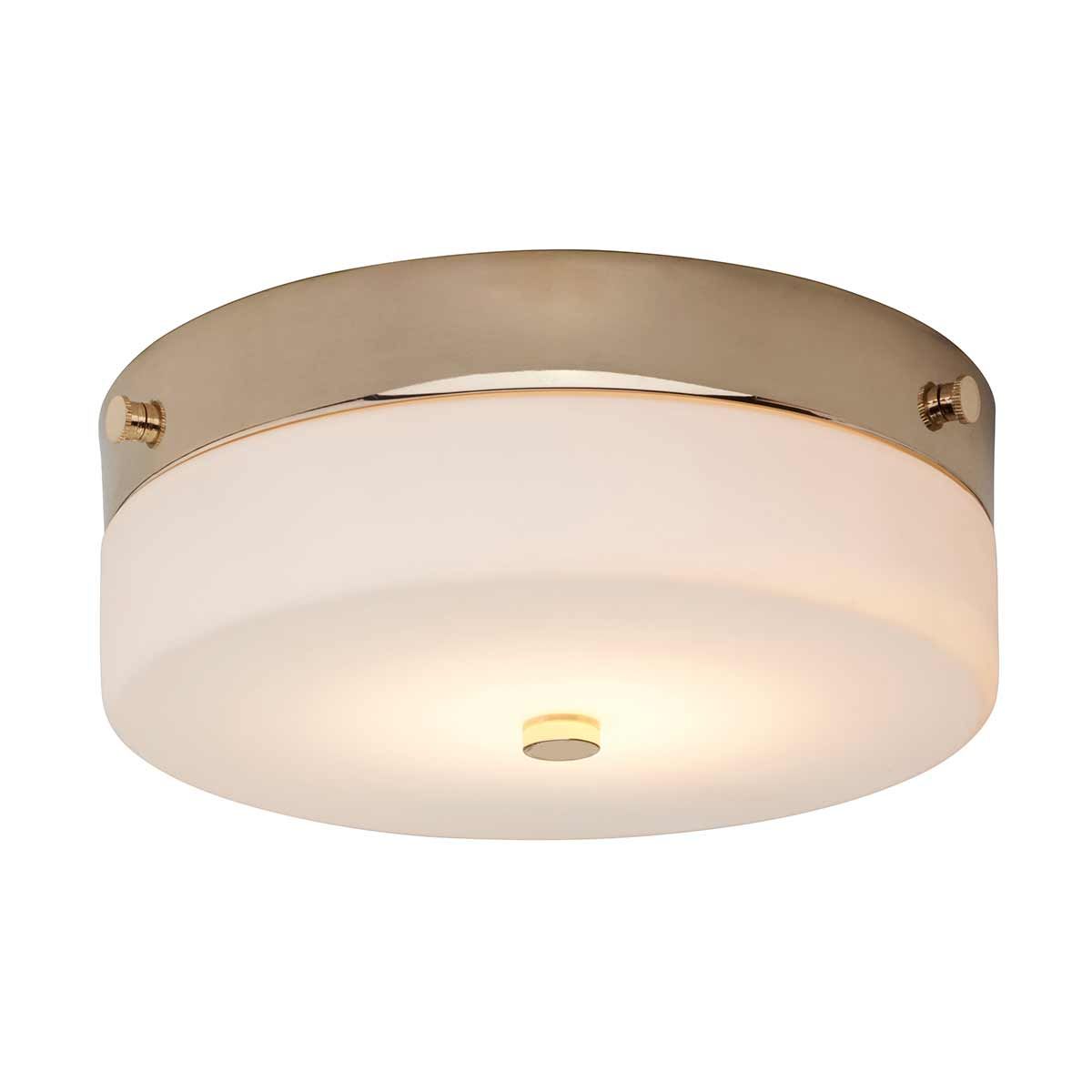Tamar Elegant Gold Bathroom Flush Light Fixture