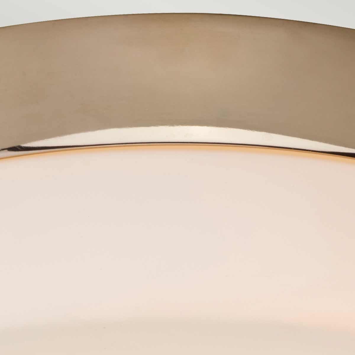 Tamar Elegant Gold Bathroom Flush Light Fixture