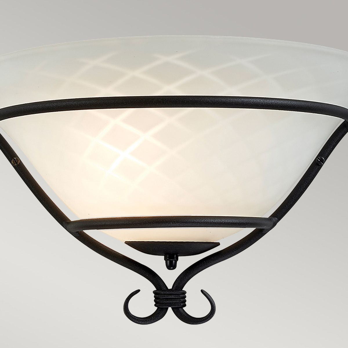 Gothic Elegance Black Wall Uplighter