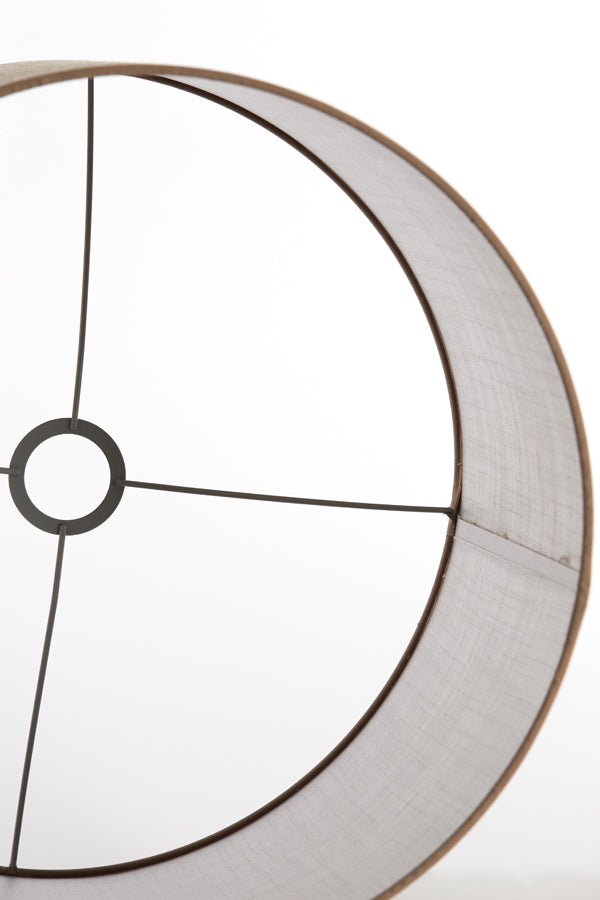 Elegant Beige Cylindrical Lampshade 40x40x30 cm