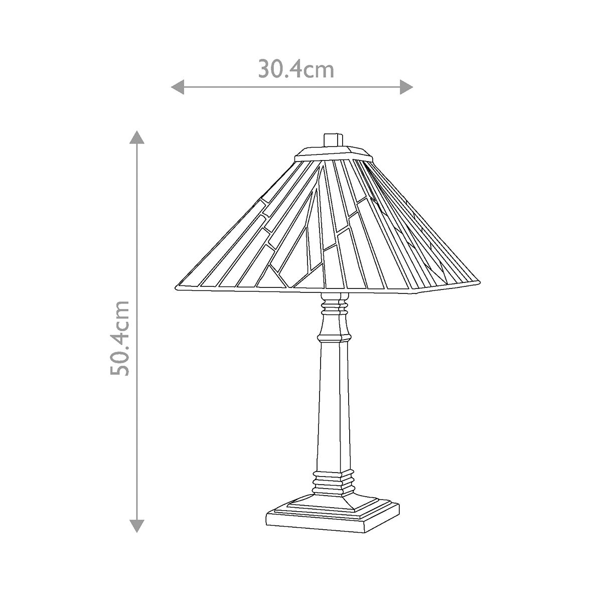Alderley 1lt Large Table Lamp Vintage Bronze