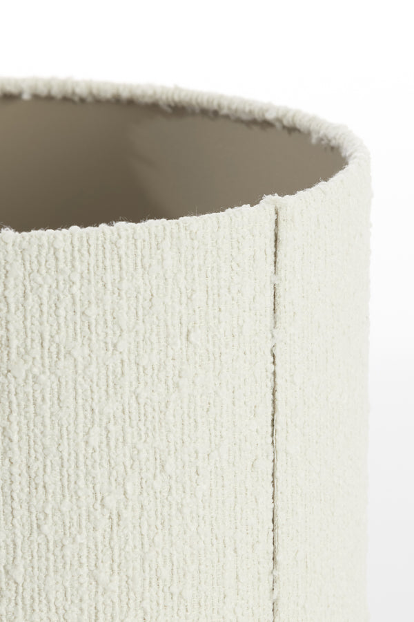 Chic Bolero White Cylinder Lampshade 30x30x21 cm