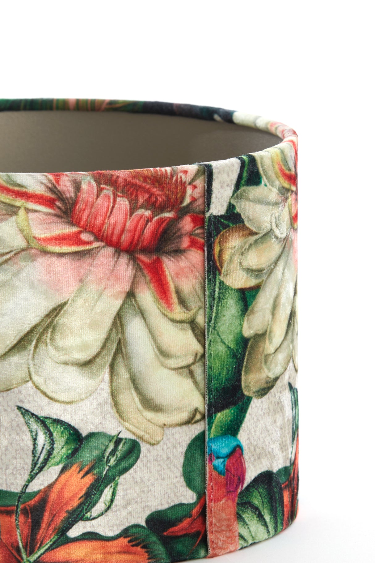 Cylinder Lampshade 30-30-21 cm in Dahlia Green