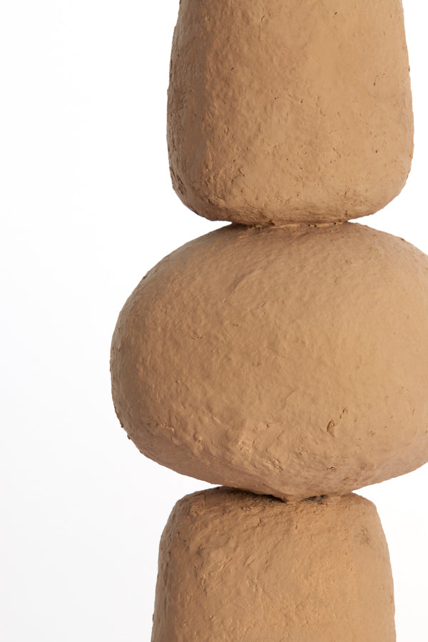 Elegant Terracotta Lamp Stand Ø22x72 cm - Marree Collection