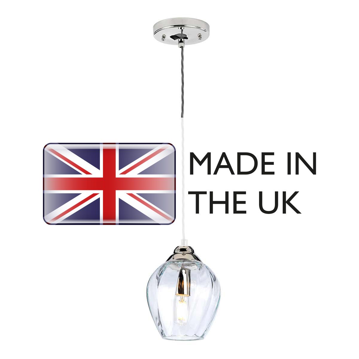 Amber Elegance 1-Light Pendant