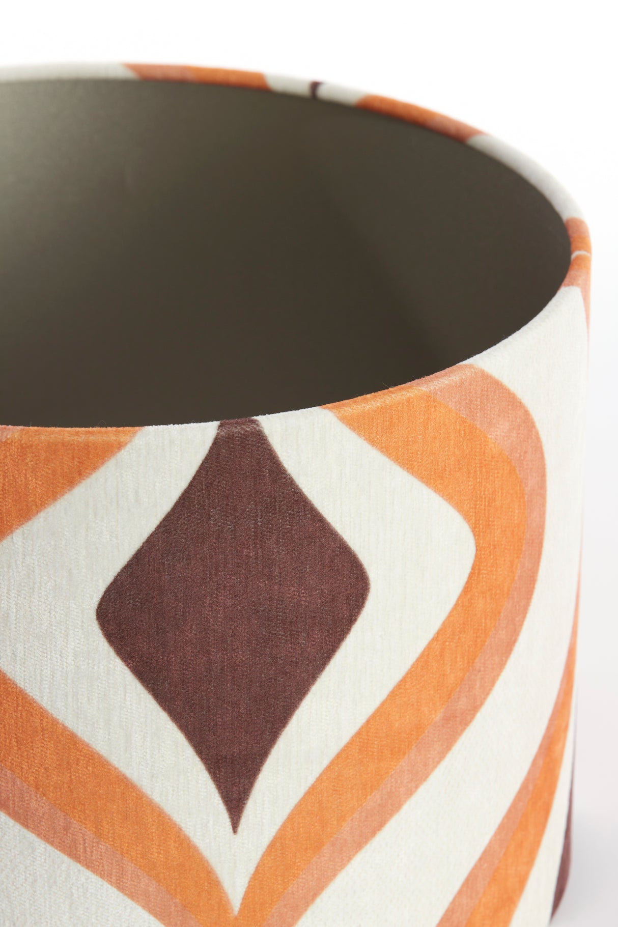 Cylindrical Shade in Cookie Brown 30x30x21 cm