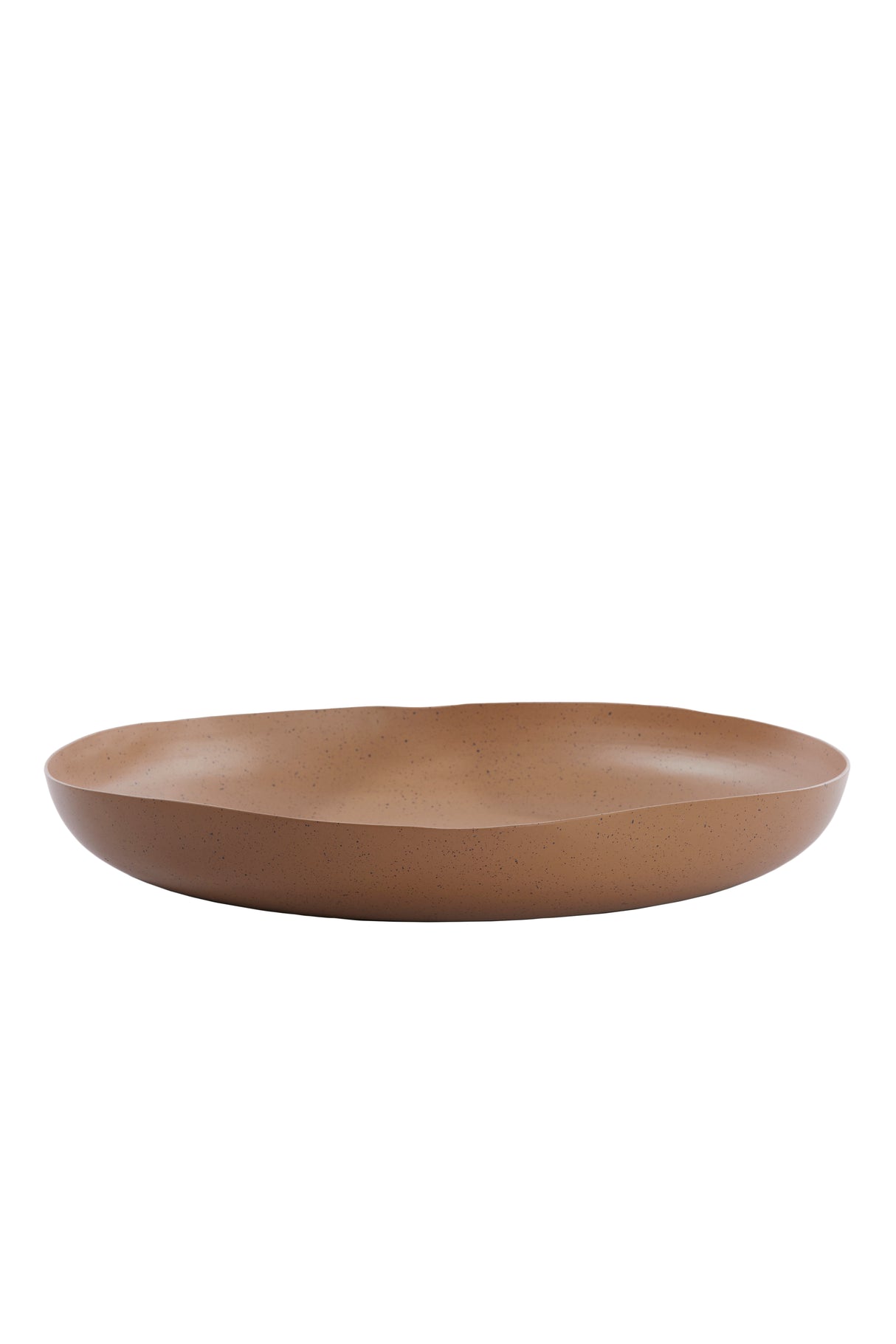 Anzio Terra+Brown Spotted Short-Rimmed Dish 44x43.5x7 cm