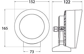 Tommy EL Wall 10W GX53 LED CCT, Wall Light, Black/Clear