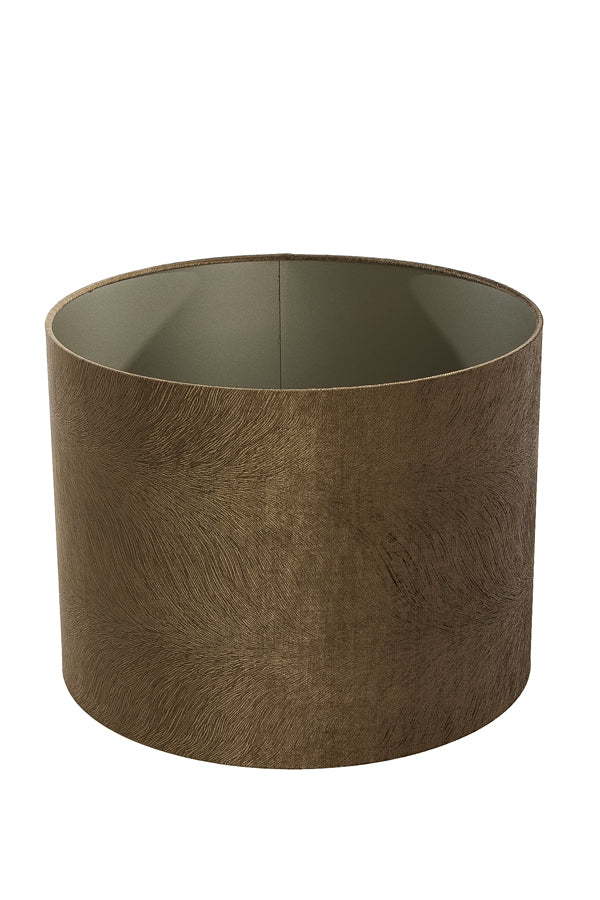 Rustic Brown Cylinder Shade 50-50-38 cm