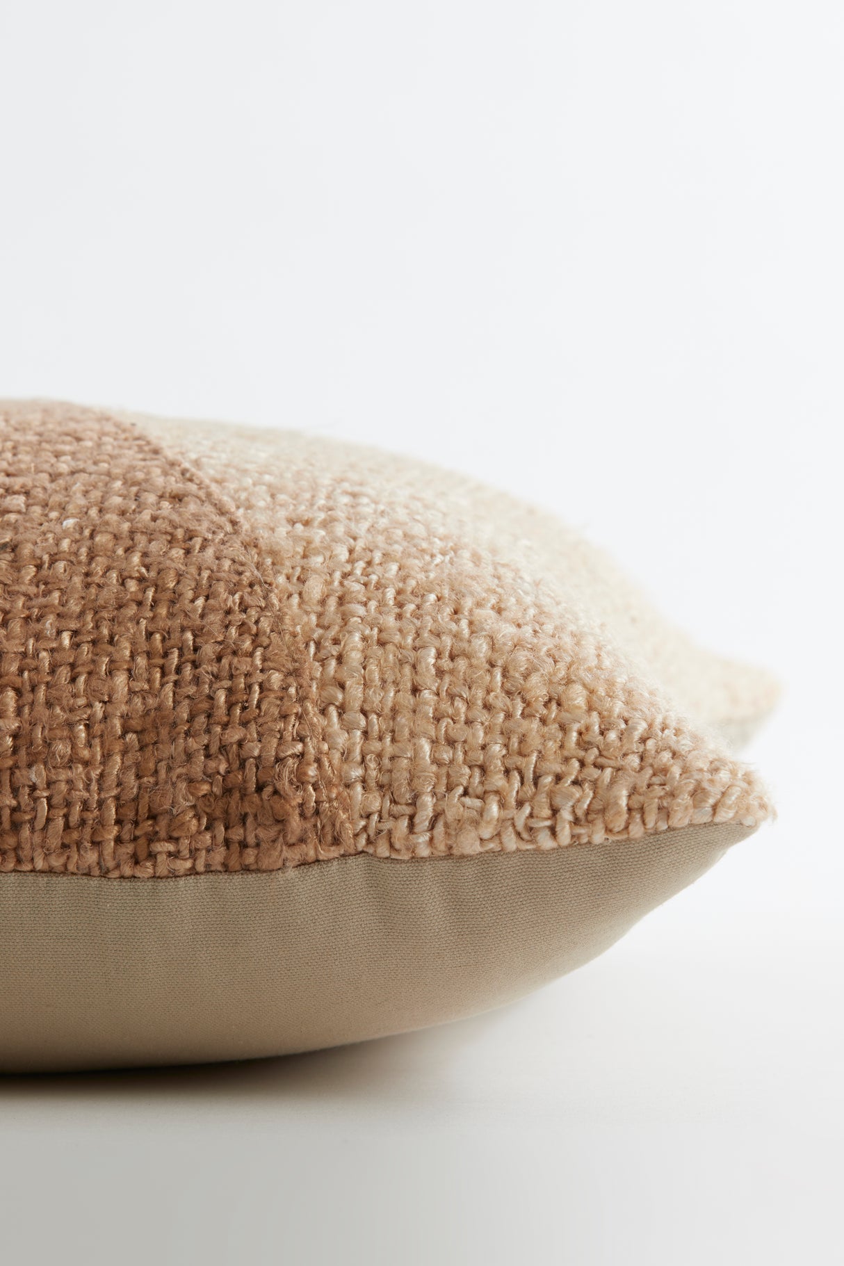 Canberra Sand and Light Brown Rectangular Cushion 60x30 cm