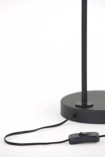 Elegant Alvaro Table Lamp - Antique Bronze & Matte Black Finish (27x20x61 cm)