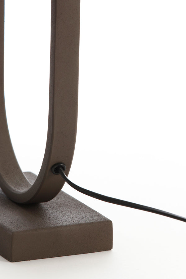 Rustic Elegance: Jamiri Brown Lamp Stand 20x13x55 cm