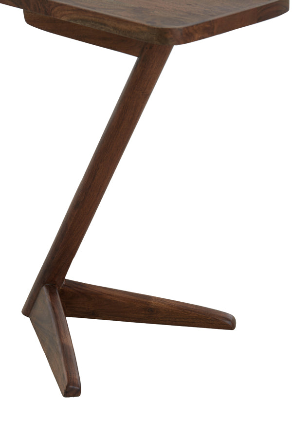 Acacia Wood Side Table 45x42x63 cm - Qiano Design