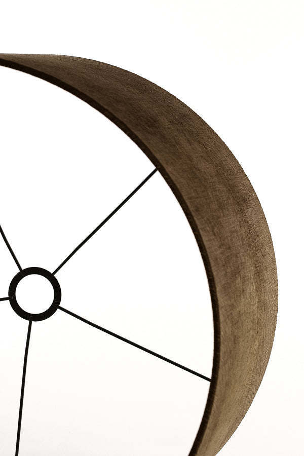 Rustic Brown Cylinder Shade 50-50-38 cm