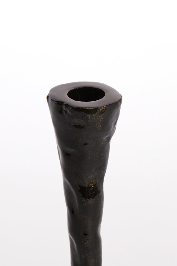 Solamaza Dark Bronze Candle Holder - Elegant Ø9x16 cm Design