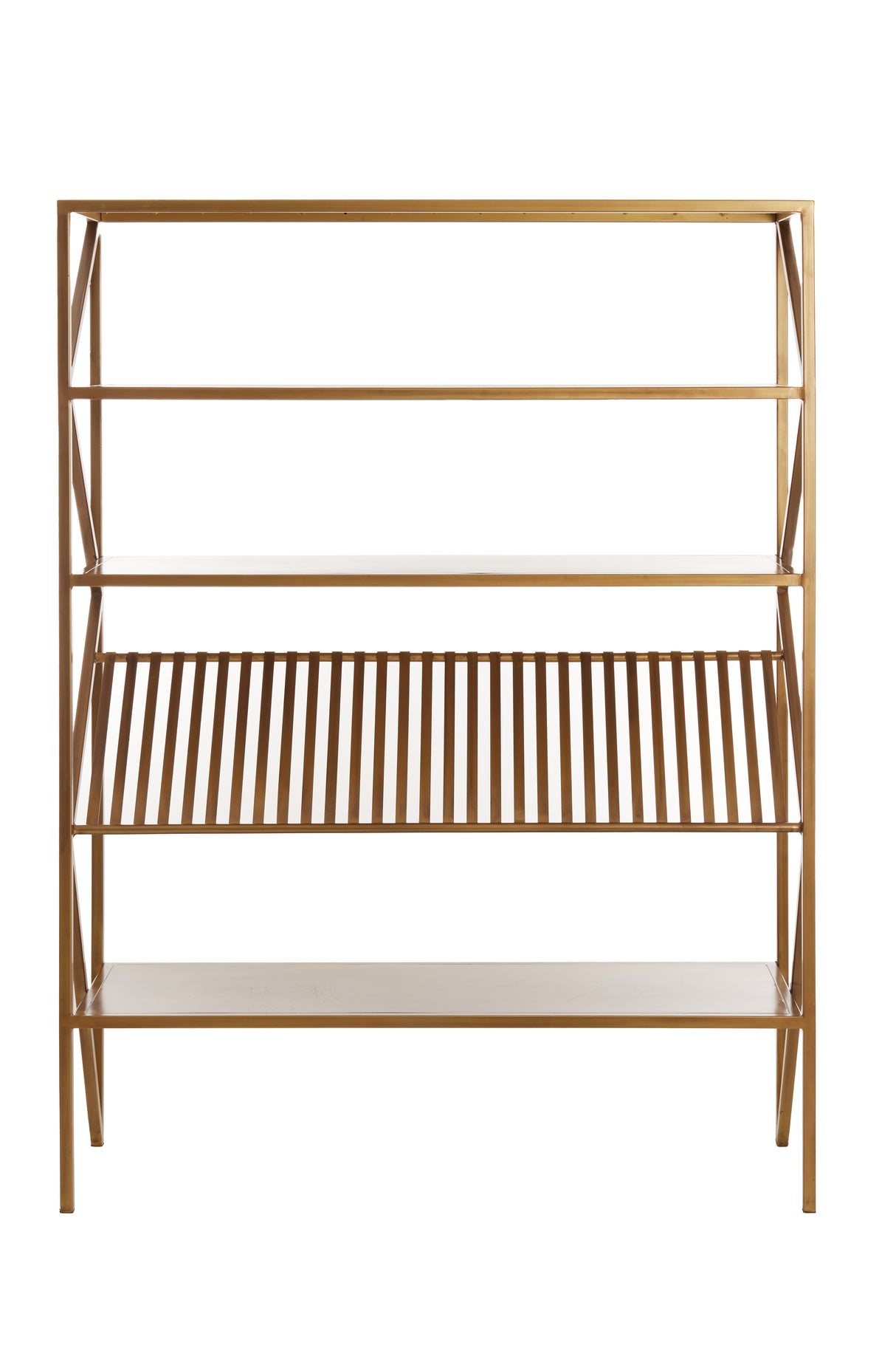 Antique Bronze Ezra Display Cabinet 120x40x160 cm