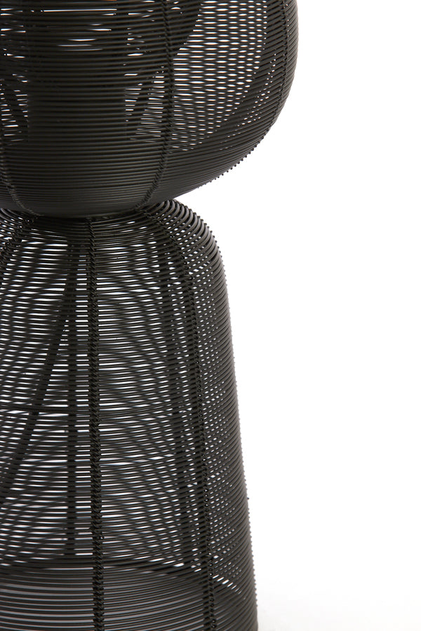 Elegant Black Aboso Table Lamp 42 cm