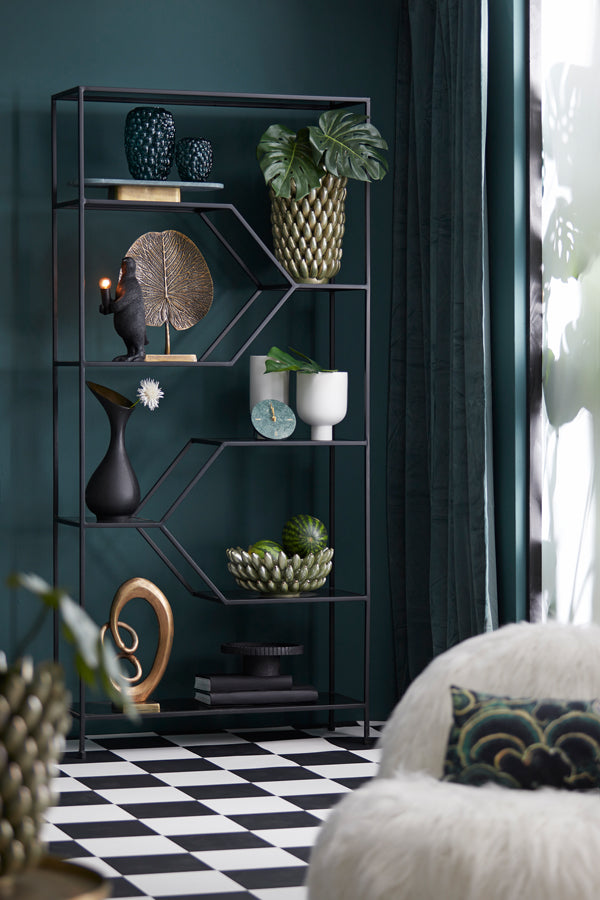 Emerald Pearl Ceramic Bowl Ø34x15 cm - Zita Collection