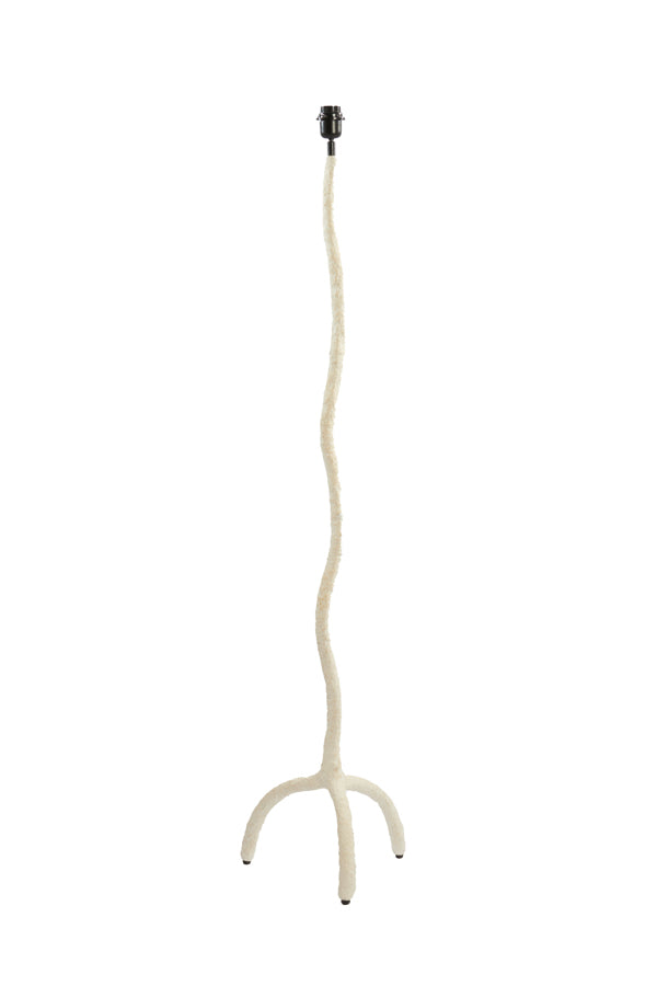 Cream Elegance Floor Lamp - Stylish 33x33x137 cm