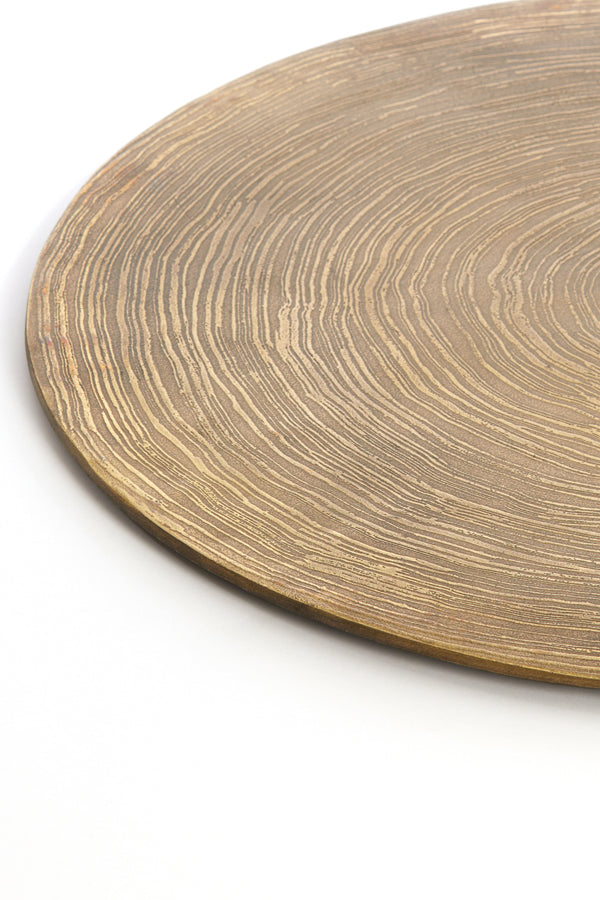 Round Antique Bronze Alocil Tray Ø60 cm