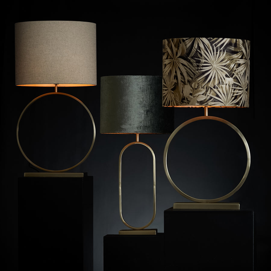 Elegant Jamiri Light Gold Table Lamp Base, 20x13x55 cm