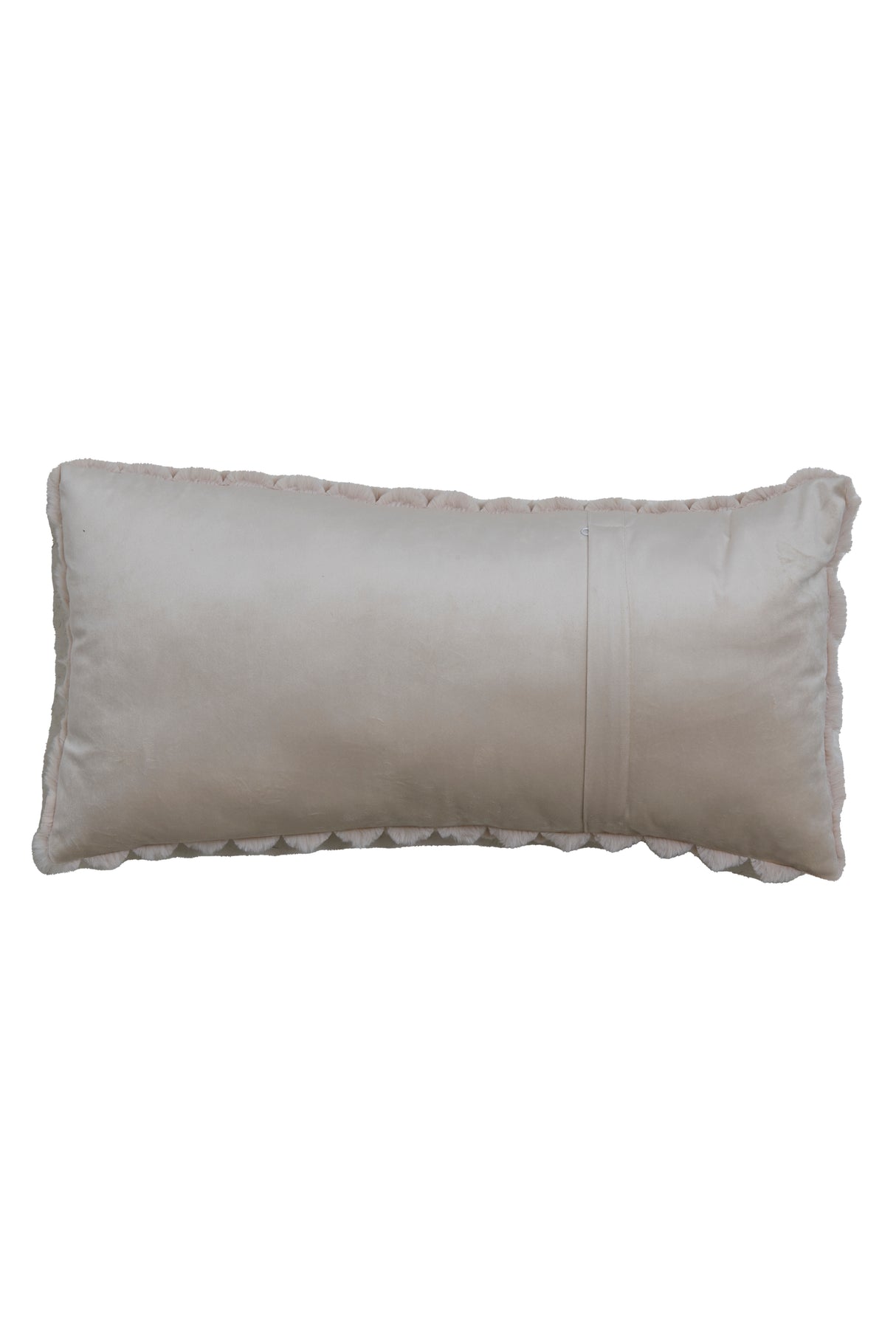 Velvet Beige Vienne Lumbar Cushion 60x30 cm