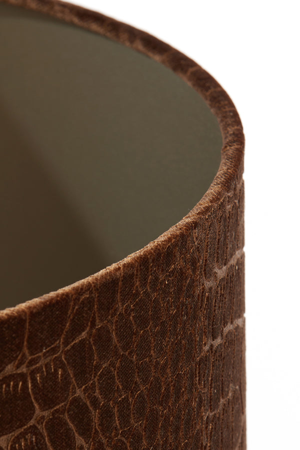 Praya Brown Cylindrical Shade 50 x 50 x 38 cm