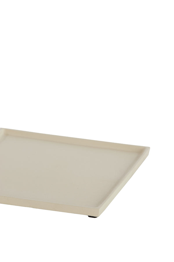 Maes Cream Square Plate 39.5 cm
