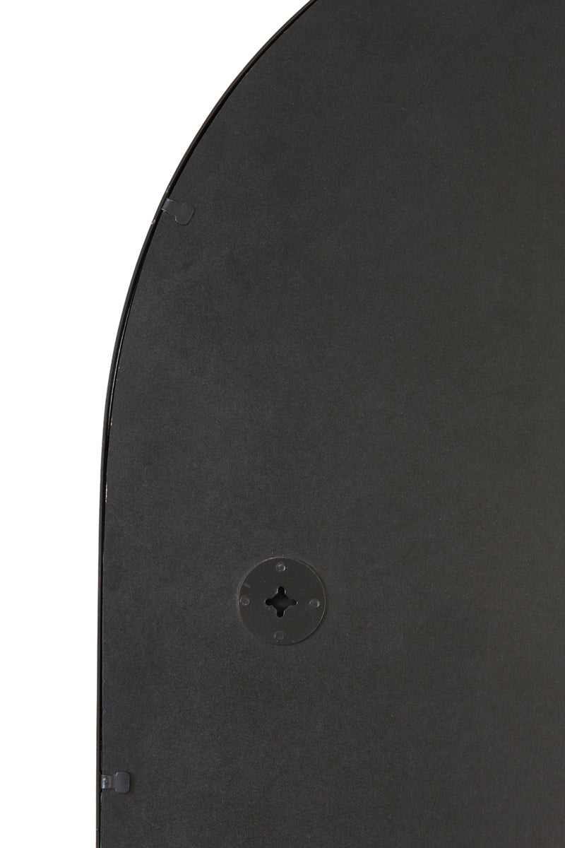 Contemporary Mirror 70x5x180 cm in Matte Black Finish