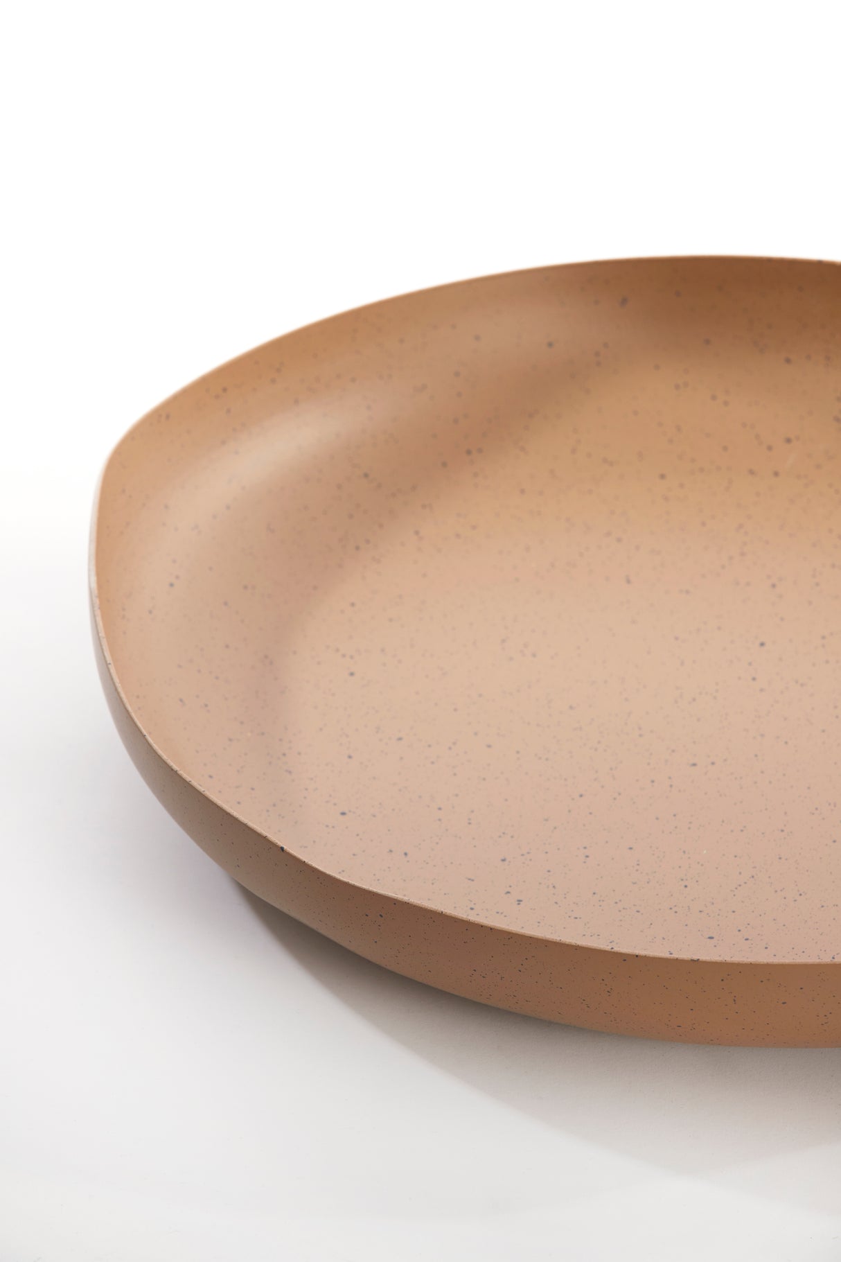 Anzio Terra+Brown Spotted Short-Rimmed Dish 44x43.5x7 cm