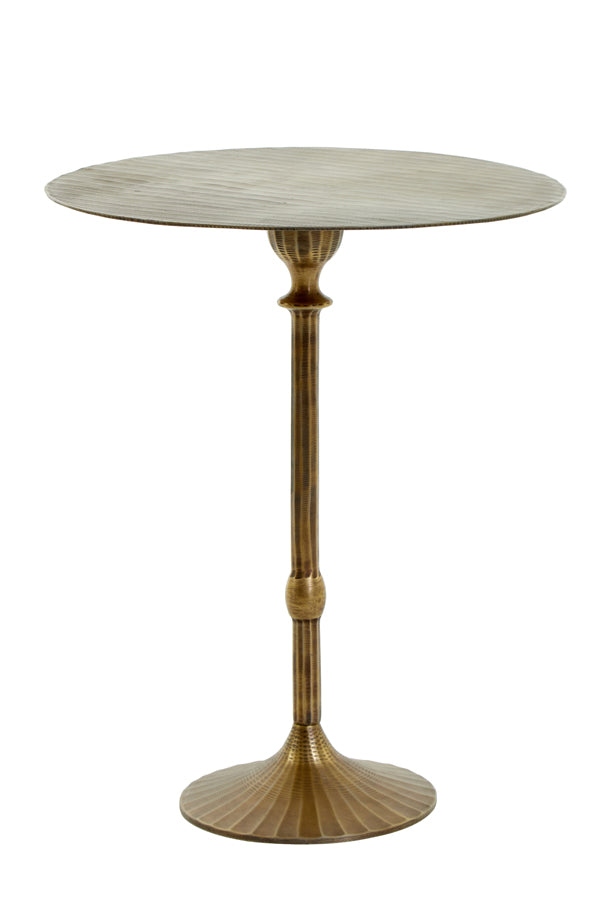 Antique Bronze Janna Round Side Table, 50x60 cm