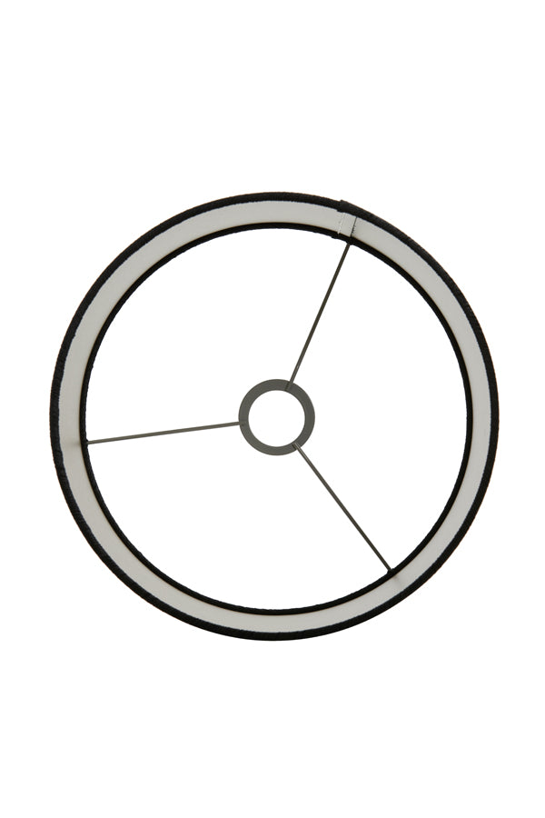 Black Lubis Cylinder Lamp Shade - 25cm x 25cm x 18cm