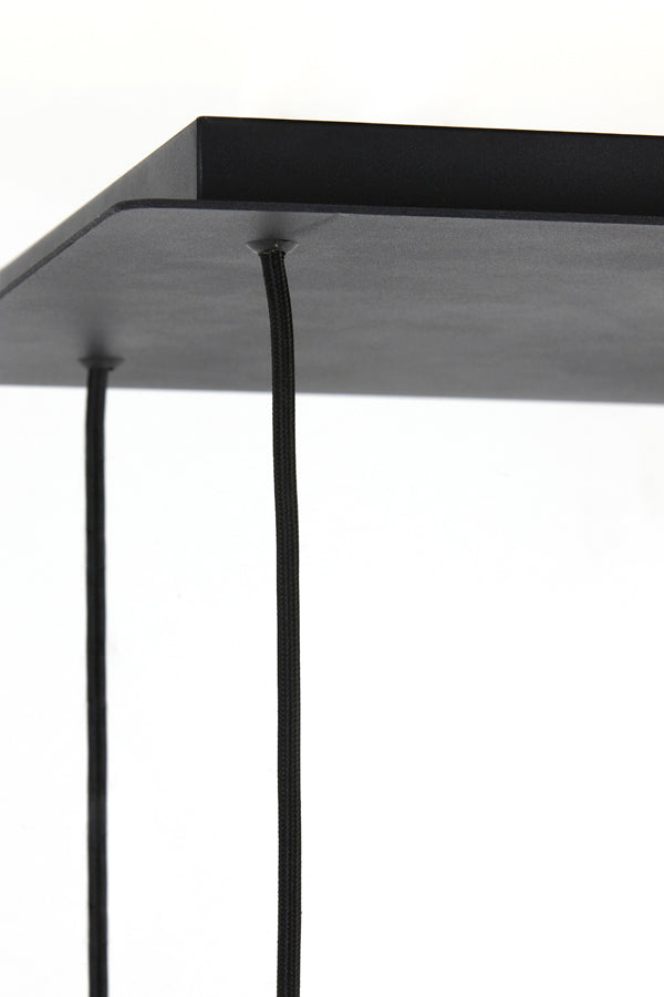 Elegant Mayson Chandelier 10-Light - Smoked Glass & Matte Black, 120x60x110 cm