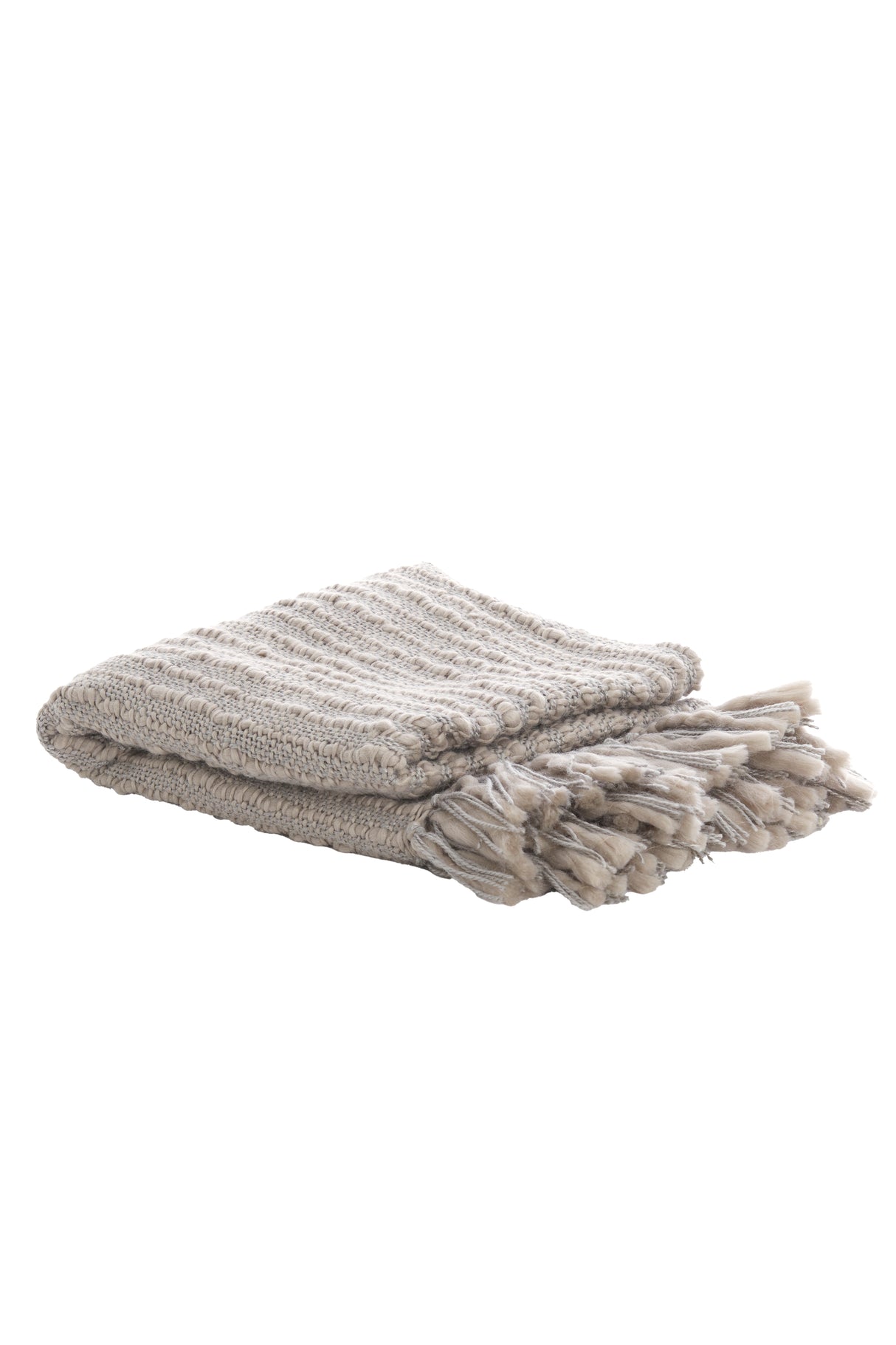Cozy Light Grey Oversized Throw Blanket 170x130 cm