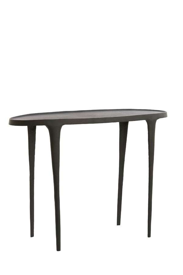 Matte Black Arica Console Table 110x43x80 cm