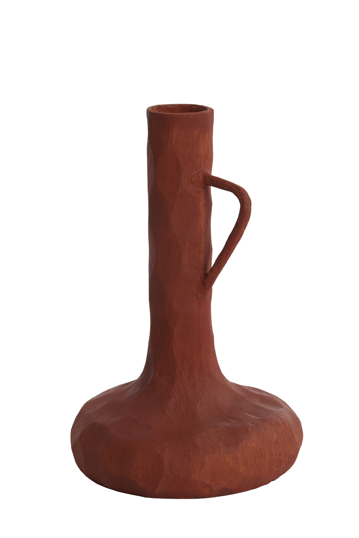 Terracotta Elegance: Cingoli Brick Red Decorative Vase Ø25x39 cm