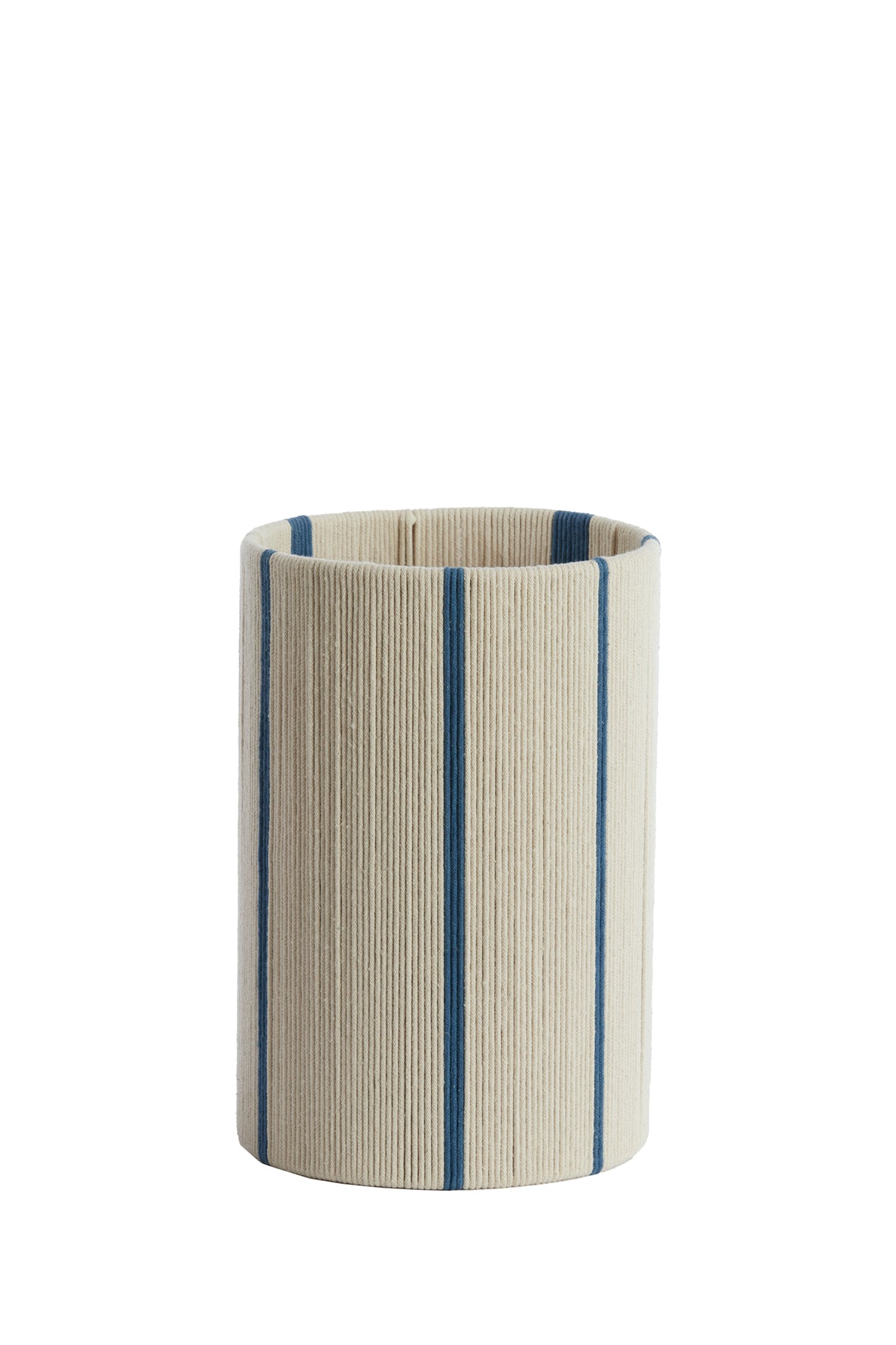 Cream and Blue Medan Shade Cylinder 20-20-30 cm