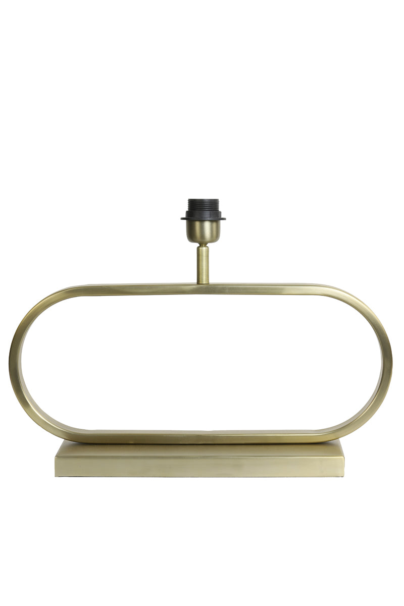 Jamiro Light Gold Elegance: Sculptural Lamp Base 47 x 13 x 27 cm