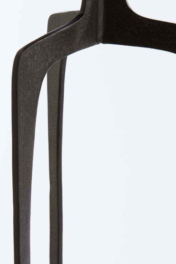 Dark Bronze Pano Pillar Set: Elegant Ø30x80 & Ø35x100 cm Duo